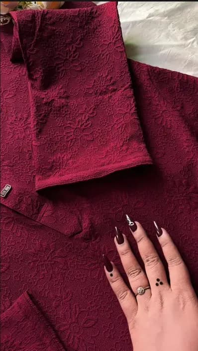 Chinese Ambush Cotton Panjabi (Maroon) - NEW