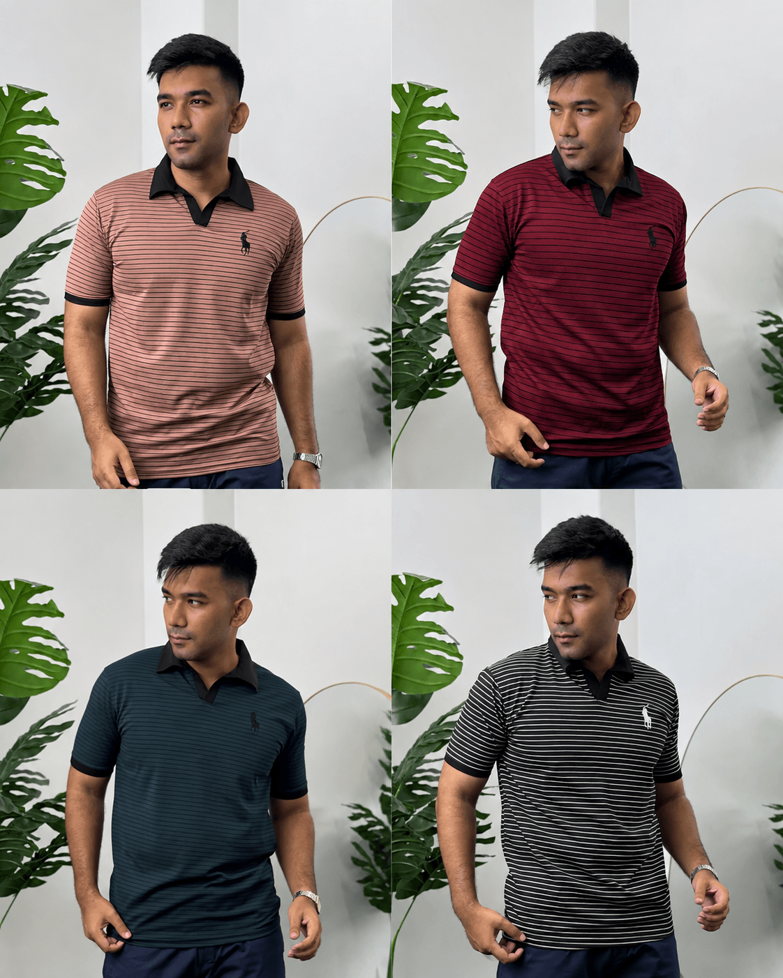 Old Money Polo Shirt - 3 Pcs Combo