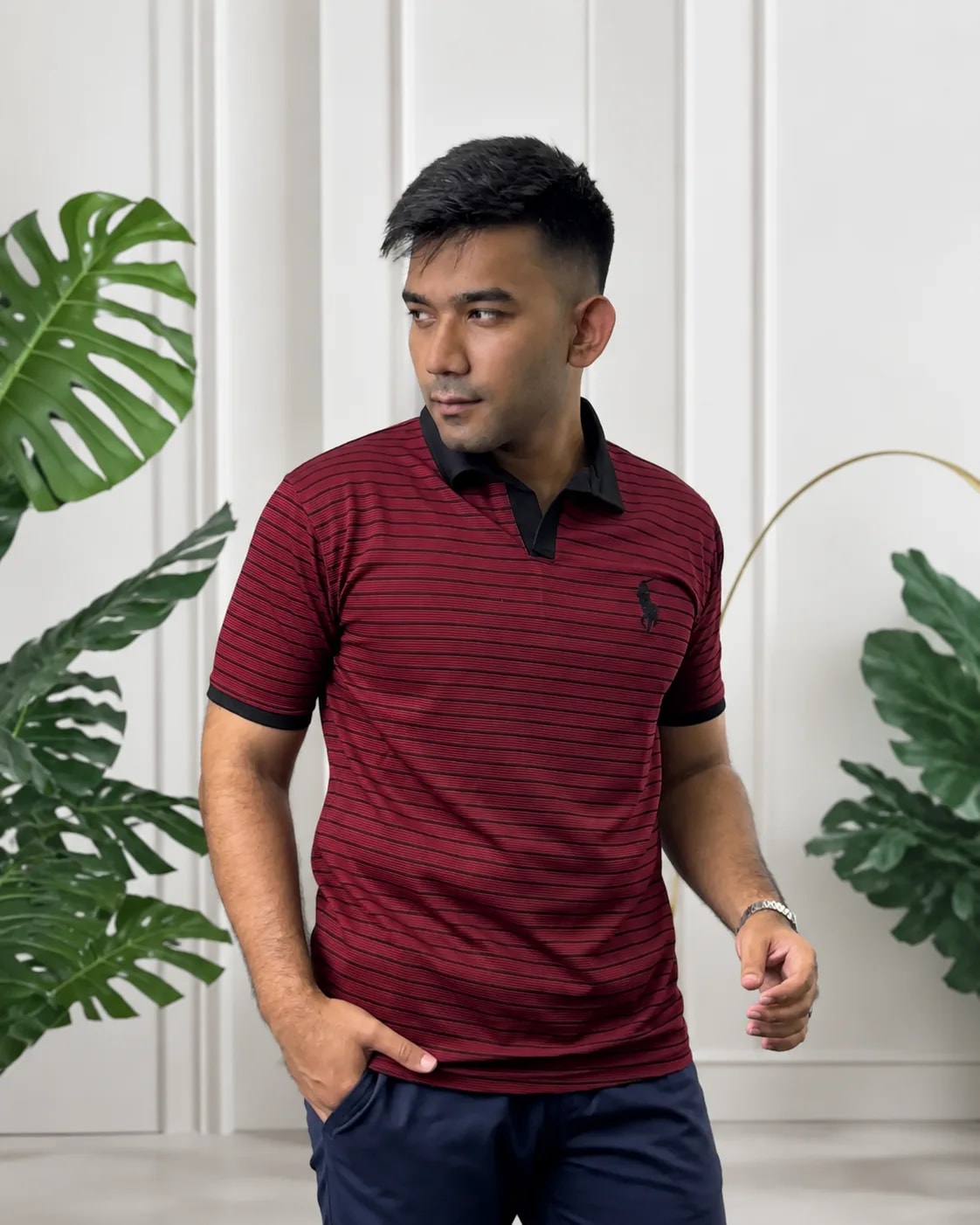 Old Money Premium Polo Shirt - Maroon