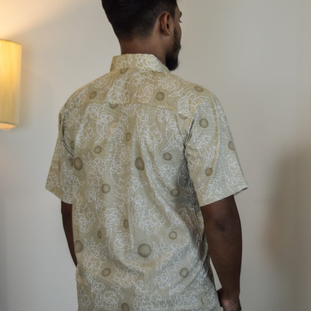 davida men's premium cotton printed half sleeve shirt