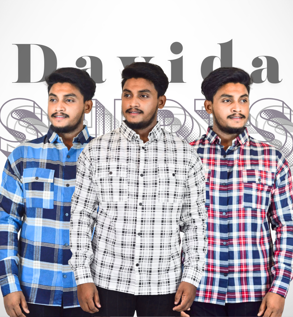 The Davida Plaid Shirt Combo: Choose 3 Casual Classics & Save 30%!