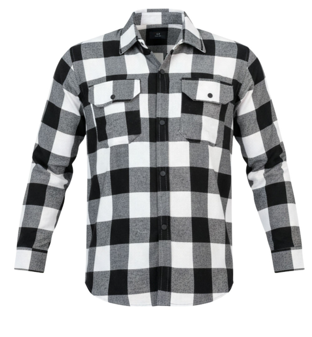 Black & White Check Shirt