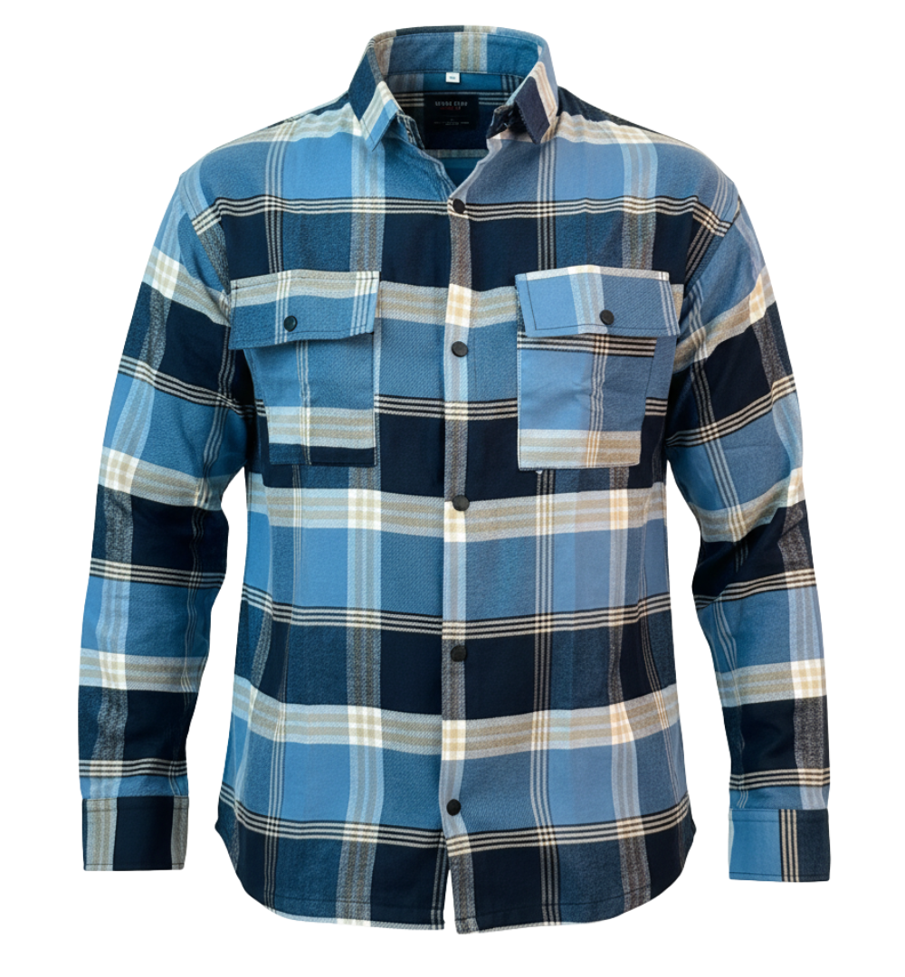 Classic Blue check shirt