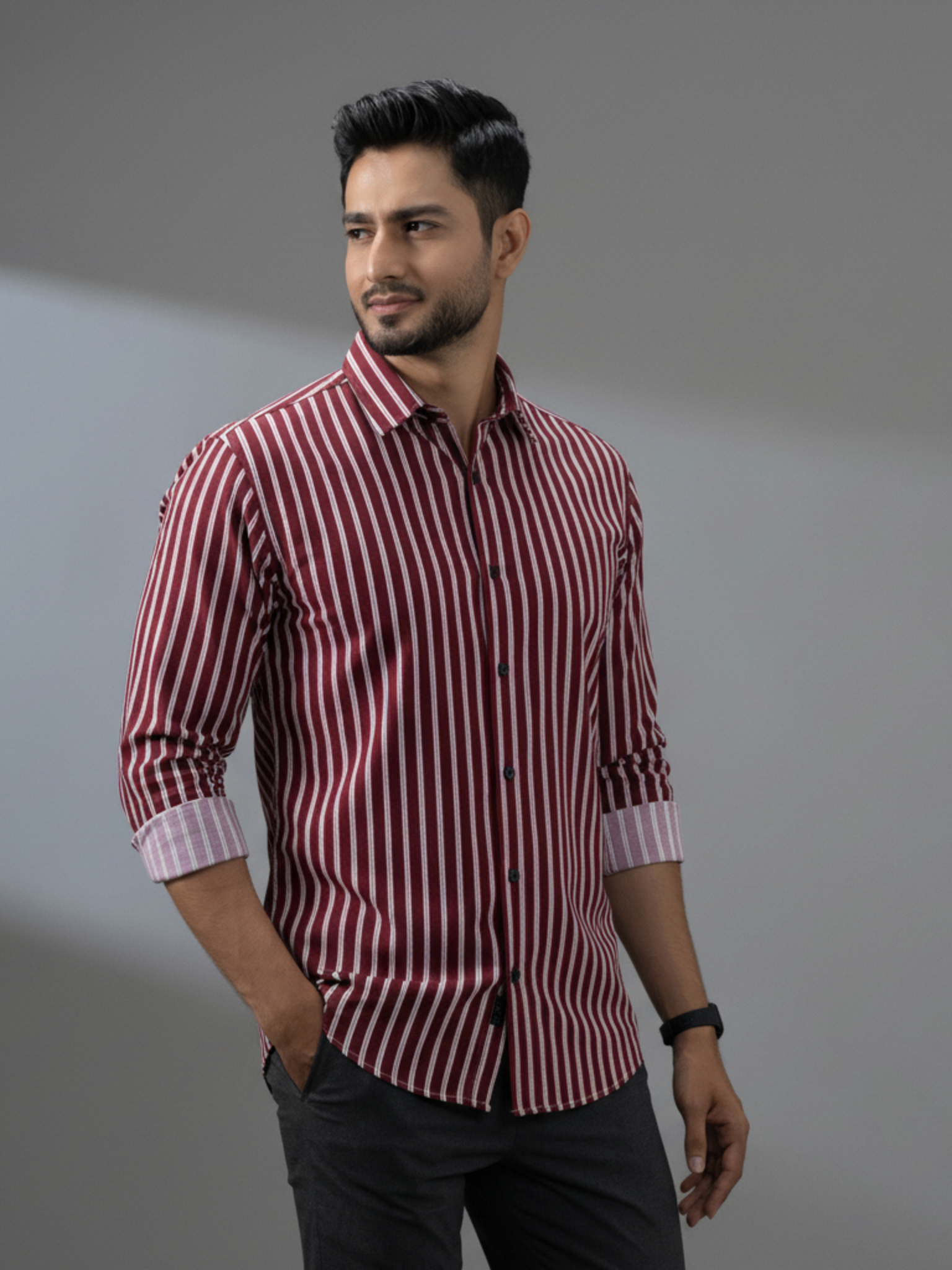 Stripe Check Shirt - Old Money