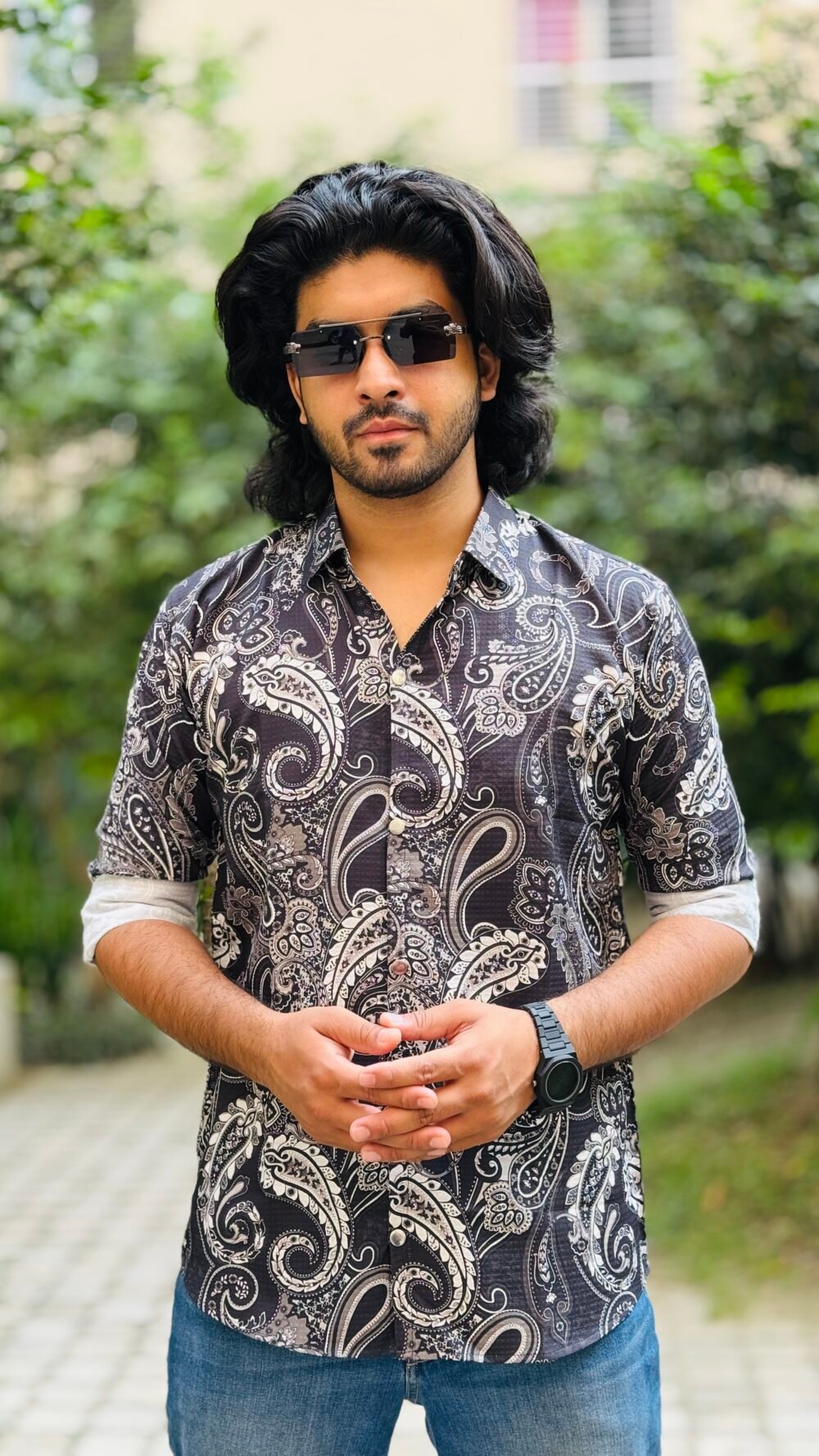 Exported Popcorn Fabric Shirt