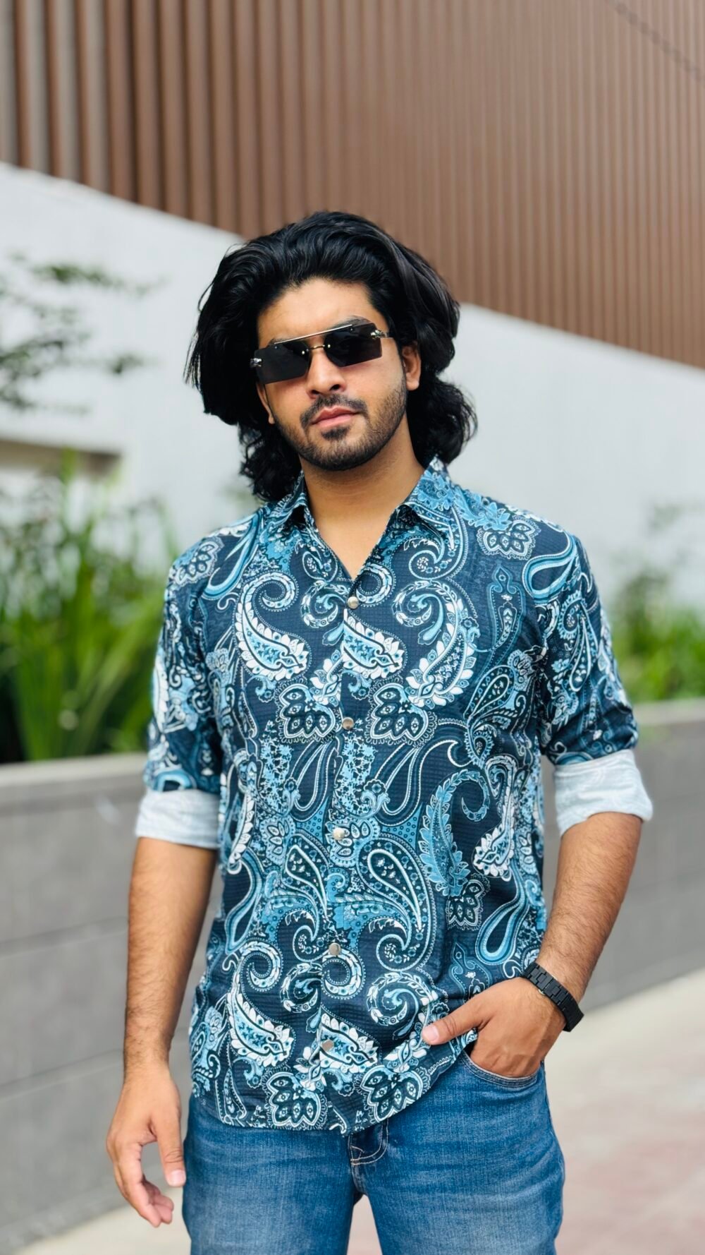 Exported Popcorn Fabric Shirt