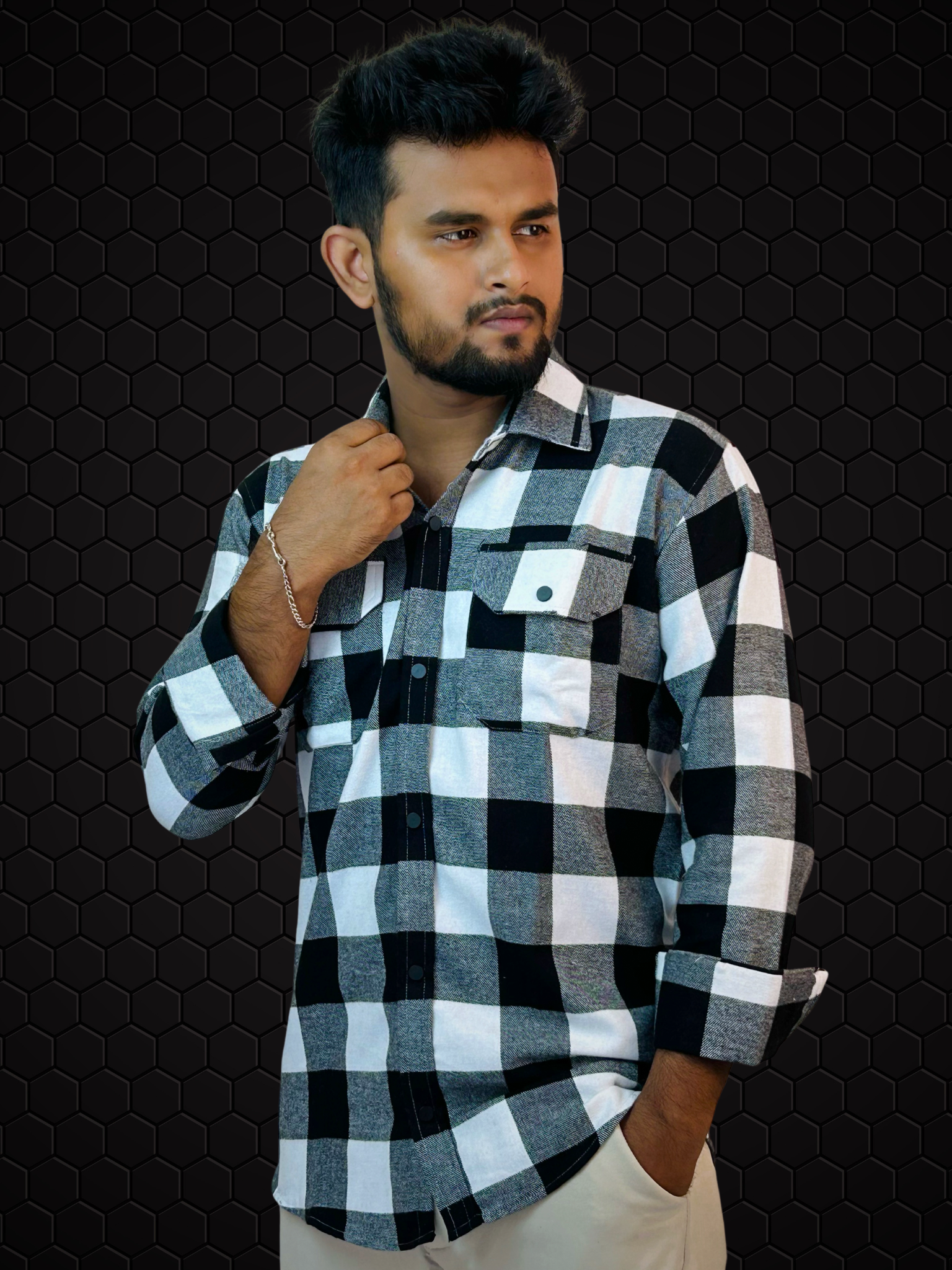 Check Shirt- Twill Cotton