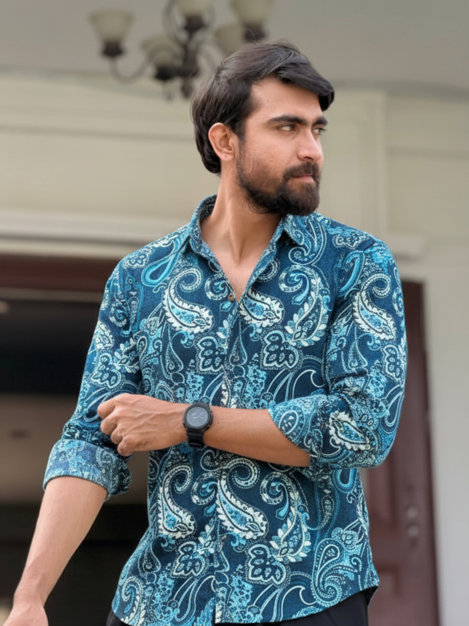 Exported Popcorn Fabric Shirt