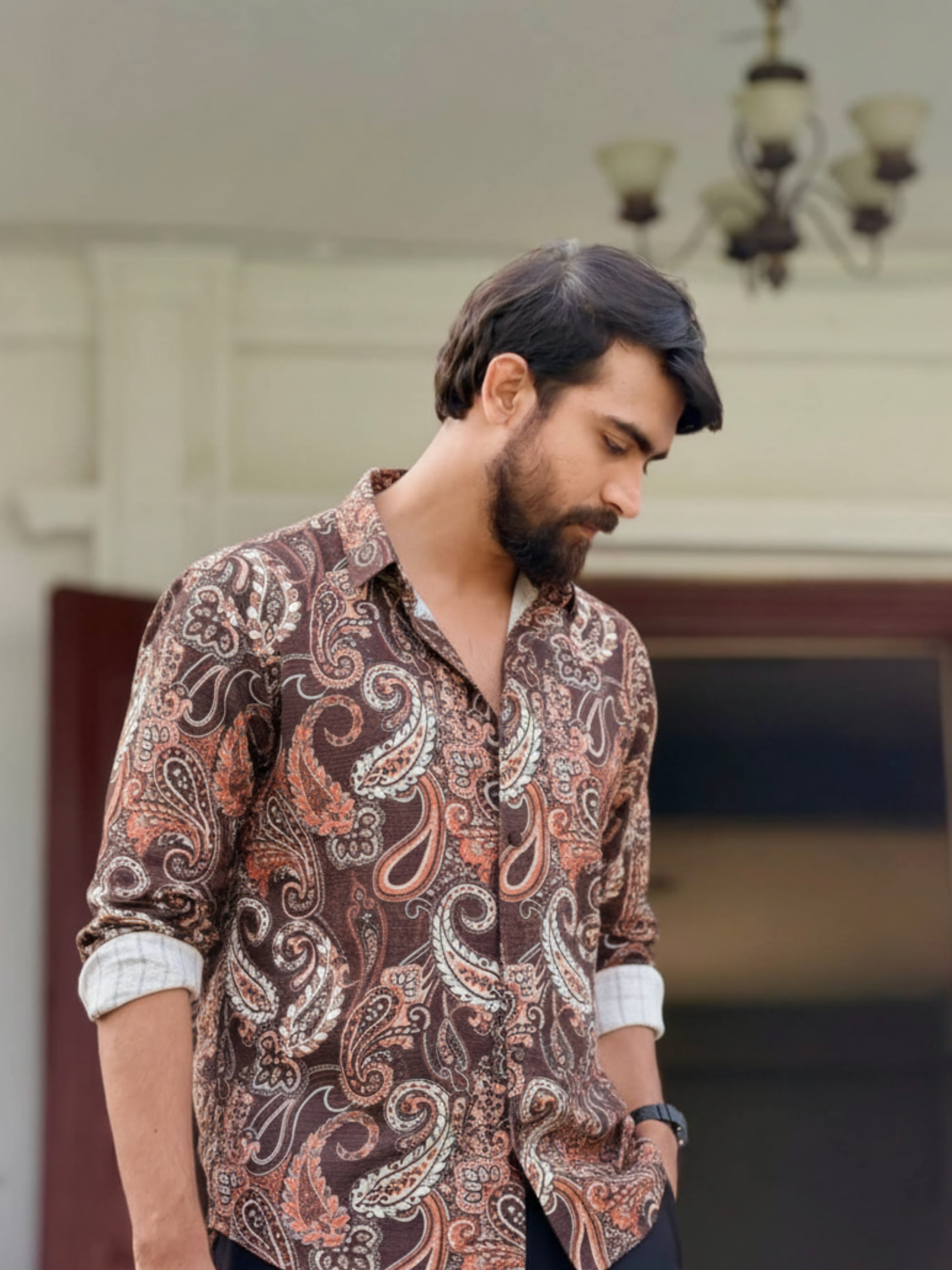 Exported Popcorn Fabric Shirt