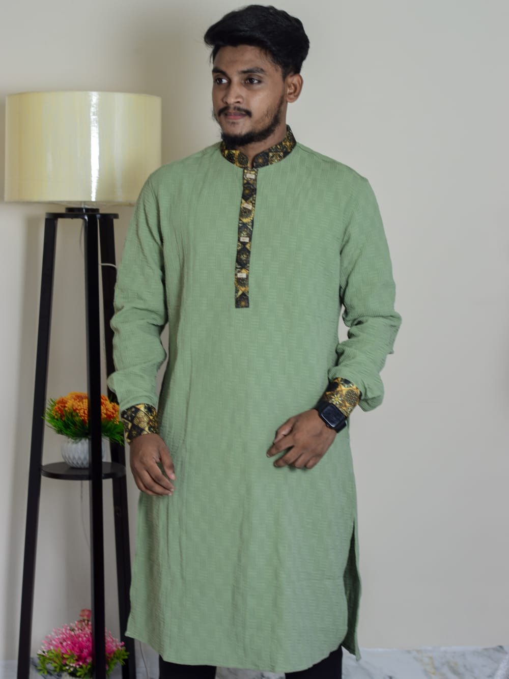 Premium Embossed Punjabi - Davida Brand