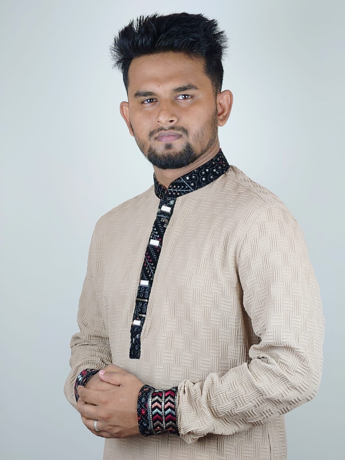 Premium Embossed Punjabi - Davida Brand