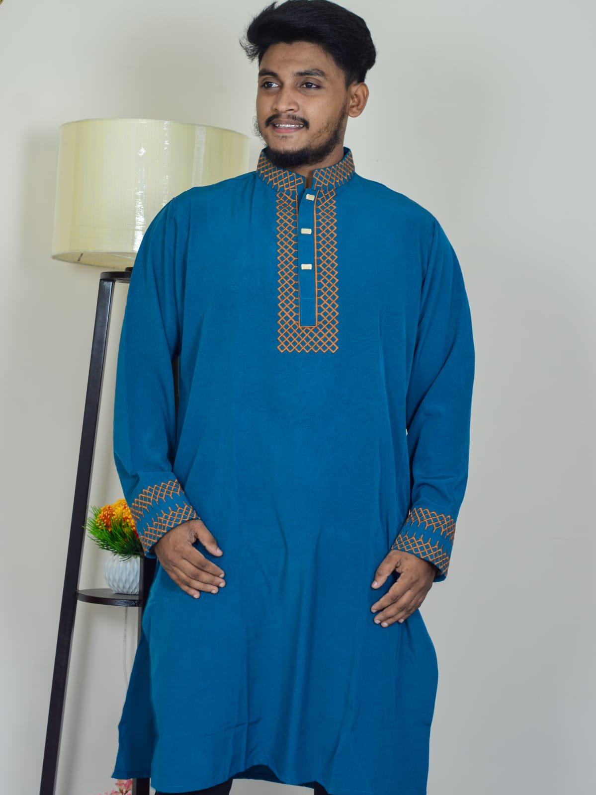 Premium Banchur Fabric Punjabi - Davida Brand